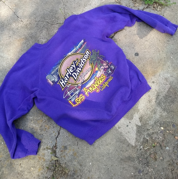 'SOLD💥91 Harley Davidson LA crewneck - Picture 2 of 5
